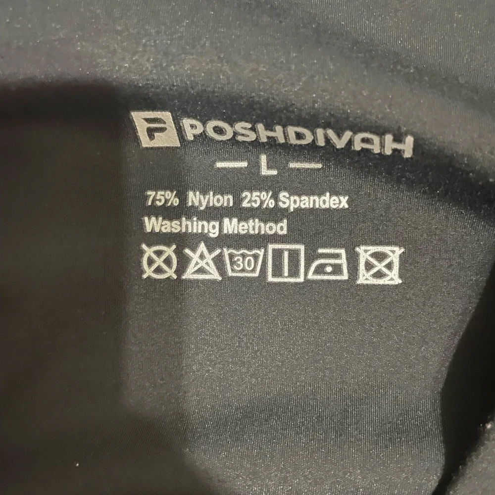 MATERNITY BUNDLE 2 Athletic Maternity Black Leggings Size Large L - Picture 6 of 6